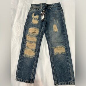 Buffalo by David Bitton deconstructed kids jeans NWT